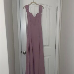 Elegant Lavender Evening Gown